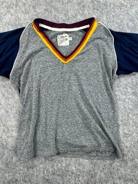 Camp Collection T Shirt Sz S Retro Ringer Short Sleeve